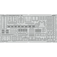 Eduard 1/48 B-17F undercarriage & exterior Photo etched parts 481054