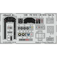 Eduard 491010 1/48 Yak-1b Photo-etch set (Zvezda)