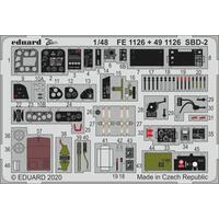 Eduard 1/48 SBD-2 Photo etched parts for Academy [491126]