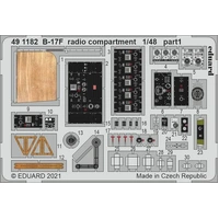 Eduard 1/48 B-17F radio compartment Photo etched parts 491182