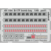 Eduard 1/48 B-17F bomb bay Photo etched parts 491184