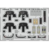 Eduard 1/48 IA-58A Pucara Photo etched set 491196