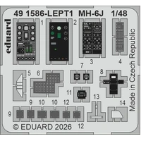 Eduard 1/48 MH-6J Photo Etch Set for ICM