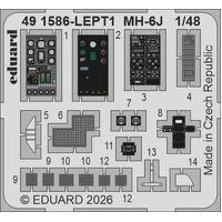 Eduard 1/48 AH-6J Photo Etch Set for ICM