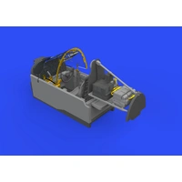 Eduard 648544 1/48 P-38F cockpit Brassin (Tamiya)