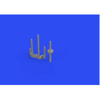 Eduard 1/48 P-38H gun barrels Brassin for Tamiya 648596