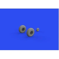 Eduard 1/48 B-17 Wheels Rhomboid Tread Brassin