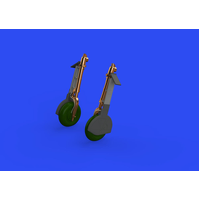 Eduard 1/48 A6M (Eduard) Undercarriage Legs Bronze Brassin [648695]