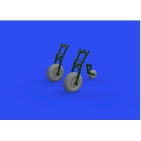 Eduard 1/48 Pe-2 wheels Brassin for Zvezda [648719]