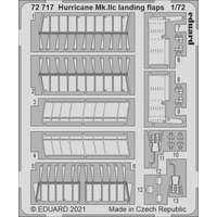 Eduard 1/72 Hurricane Mk. IIc landing flaps Photo etched parts