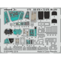 Eduard 73678 1/72 Mi-24V Photo-etch set (Zvezda)