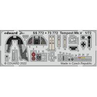 Eduard 1/72 Tempest Mk. V Photo etched parts [73772]