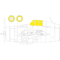 Eduard 1/72 F4F-4 (Arma Hobby) Mask Set [CX610]