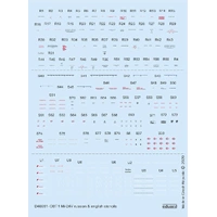 Eduard 1/48 Mi-24V stencils Russian & English Decals D48061