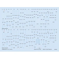 Eduard D48089 1/48 Su-7 stencils Decals