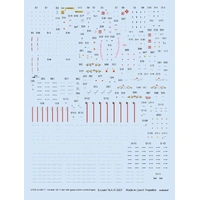 Eduard 1/72 Tornado GR.1 stencils (gray/green camouflage) Decals D72032