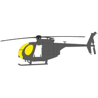 Eduard 1/48 MH-6J TFace Masking Sheet for ICM