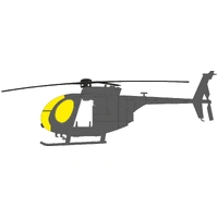 Eduard 1/48 AH-6J TFace Mask for ICM