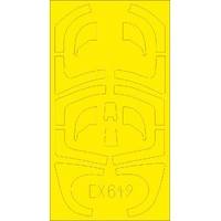 Eduard EX649 1/48 Yak-130 Mask Set (Zvezda)