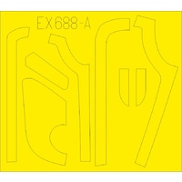 Eduard EX688 1/48 B-17G antiglare panels (VE production) Masks (Hong Kong Models)