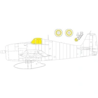 Eduard 1/48 F6F-5 (Eduard) TFace Mask Set [EX866]