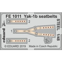 Eduard FE1011 1/48 Yak-1b seatbelts STEEL Photo-etch set (Zvezda)
