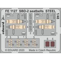 Eduard 1/48 SBD-2 seatbelts STEEL Zoom set for Academy [FE1127]