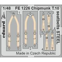 Eduard 1/48 Chipmunk T.10 Seatbelts (Airfix) STEEL Photo-Etched Accessory