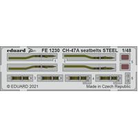 Eduard 1/48 CH-47A Seatbelts (Hobby Boss) STEEL Photo-Etched Parts