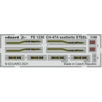 Eduard 1/48 CH-47A Seatbelts (Hobby Boss) STEEL Photo-Etched Parts