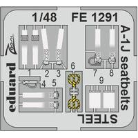 Eduard 1/48 A-1J Skyraider seatbelts Steel Photo etched parts [FE1291]