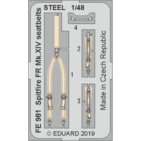 Eduard 1/48 Spitfire FR Mk.XIV seatbelts STEEL Zoom Set (Airfix) FE981