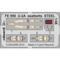Eduard FE990 1/48 U-2A seatbelts STEEL Zoom Set (AFV Club)