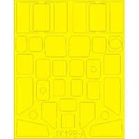 Eduard JX198 1/32 B-17F (Hong Kong Models) Mask Set