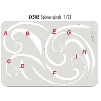 Eduard Spinner Spirals 1/32 JX502