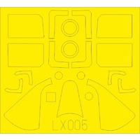 Eduard LX005 1/24 F6F-5 Mask Set (Airfix)