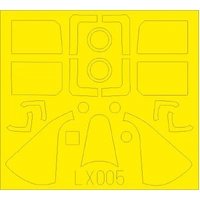 Eduard LX005 1/24 F6F-5 Mask Set (Airfix)