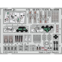 Eduard SS676 1/72 Su-30SM Photo-etch set (Zvezda)