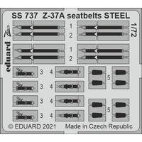 Eduard 1/72 Z-37A seatbelts STEEL Photo etched parts SS737