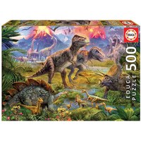 Educa 500pc Dinosaur Gathering Jigsaw Puzzle
