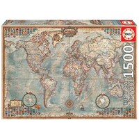 Educa 1500pc Political Map of The World Jigsaw Puzzle