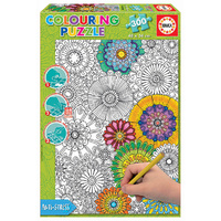 Educa 300pce Doodle Art - Big Beautiful Blossoms 23 Puzzle 17090