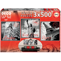 Educa Deco 3x500 Big Cities