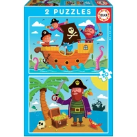 Educa Pirates 2x20pcs Jigsaw Puzzle