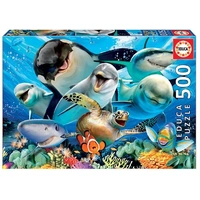 Educa 500pc Underwater Selfies Jigsaw Puzzle