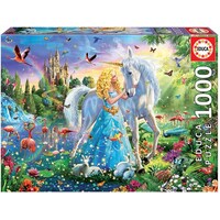 Educa 1000pc Princess And Unicorn Jigsaw Puzzle