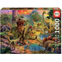 Educa 1000pc Land of Dinosaurs Jigsaw Puzzle