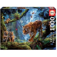 Educa 1000pc Tigers In The Tree Jigsaw Puzzle