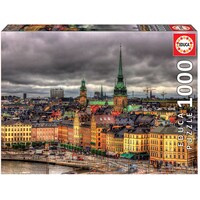 Educa 1000pc Views of Stockholm Sweden Jigsaw Puzzle