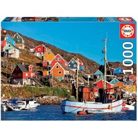 Educa 1000pc Nordic Houses Jigsaw Puzzle